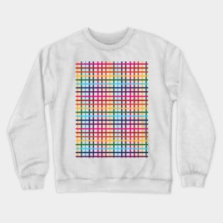 Rainbow Check Crewneck Sweatshirt